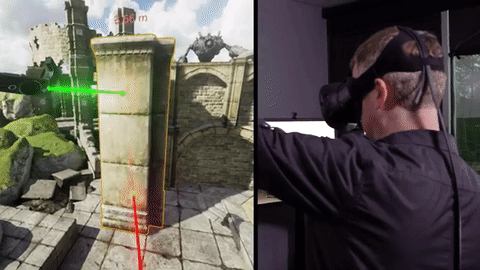 3D world creation in room-scale VR