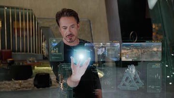 Augmented reality computer interface (from Iron Man)